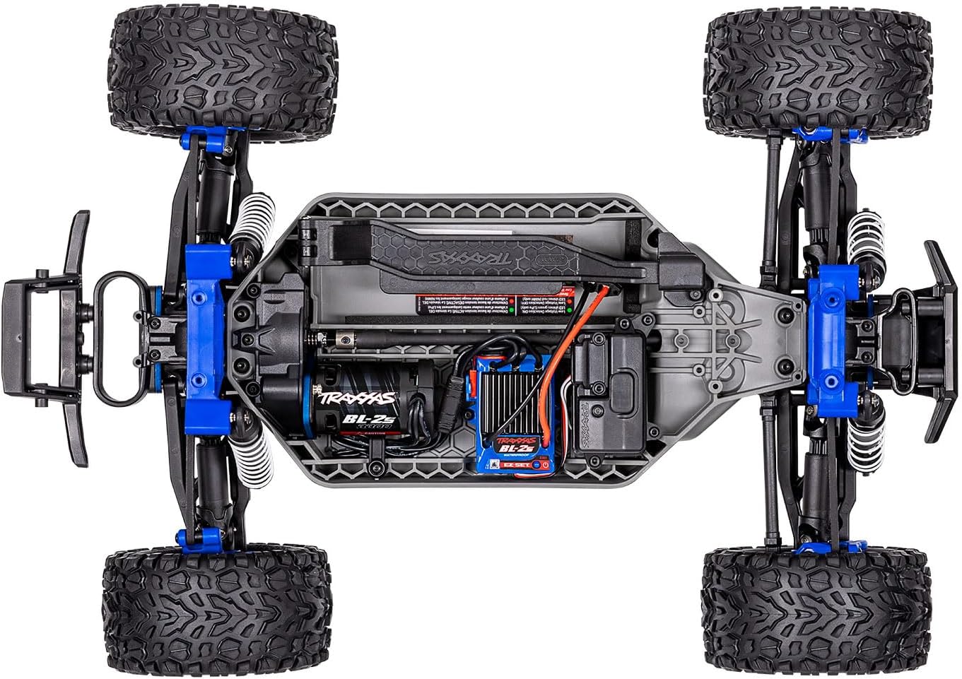 Red Rustler 4X4 Brushless 4Wd - (1-10) 67164-4-Red CW-12802_8