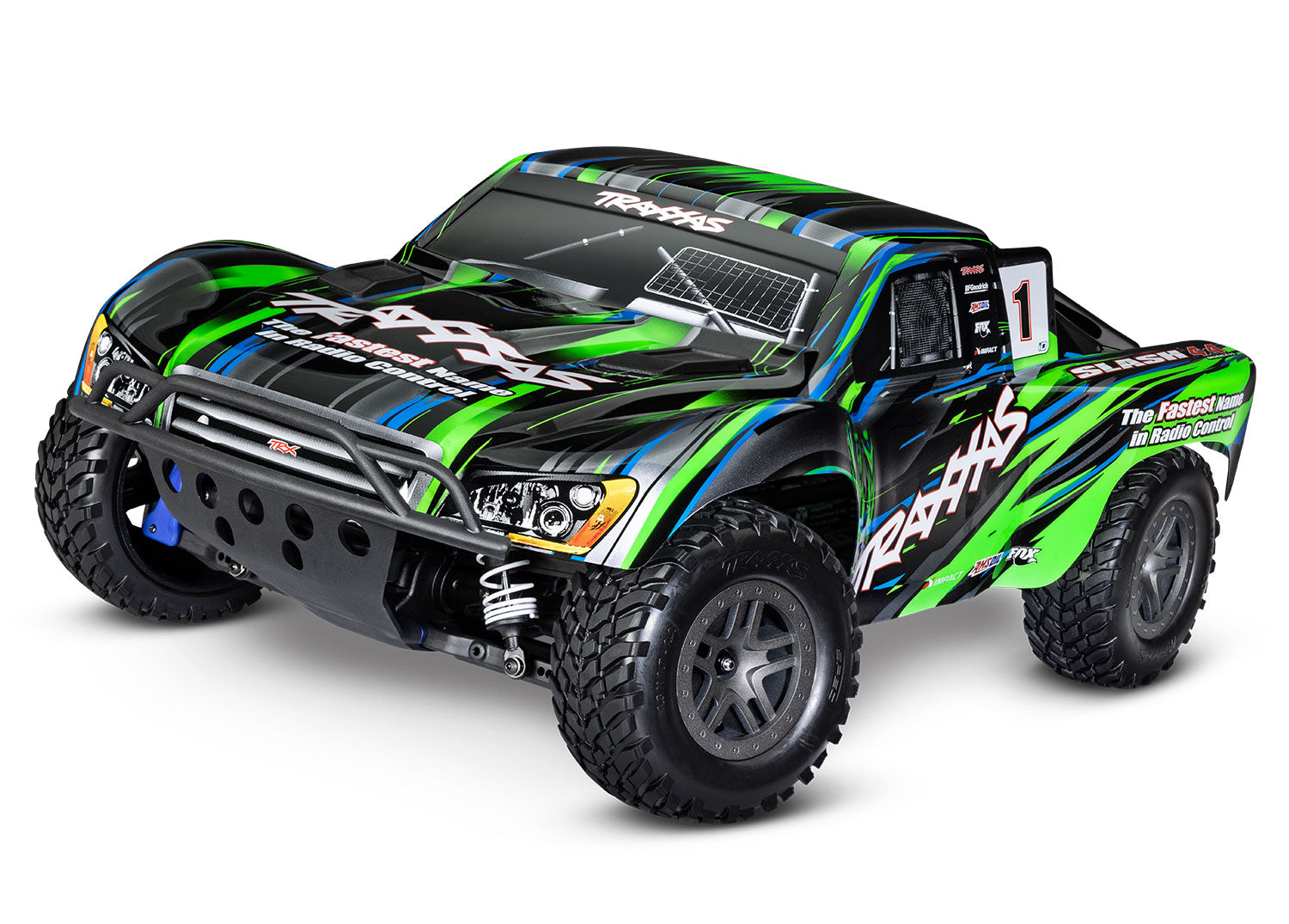 Green Slash 4X4 Bl-2S Short Course Truck (1/10) - 68154-4-Grn CW-12805