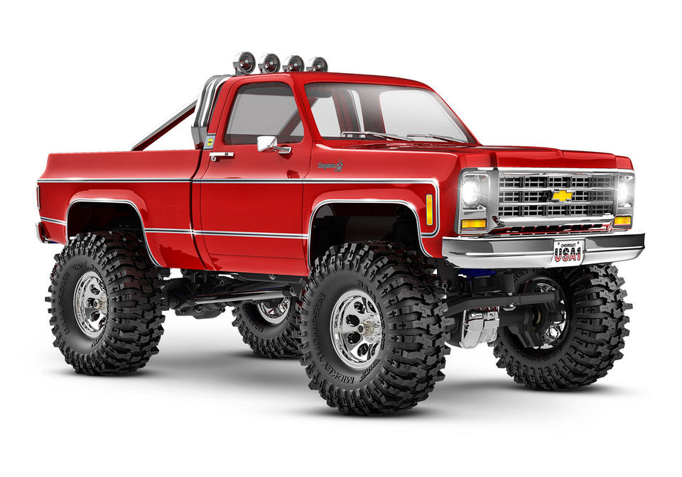 Traxxas TRX-4M Chevrolet K10 High Trail RC Vehicle (1/18) - Red (97064-1-Red) CW-12926