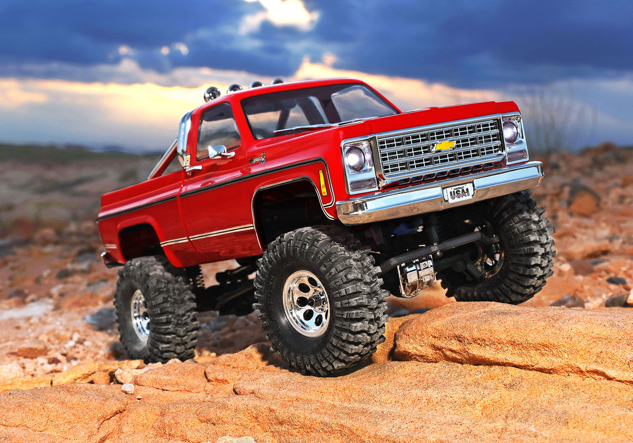 Traxxas TRX-4M Chevrolet K10 High Trail RC Vehicle (1/18) - Red (97064-1-Red) CW-12926_5