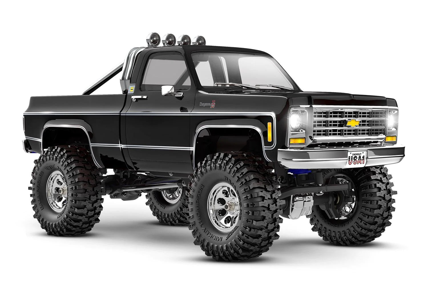 Trx97064-1-Blk Trx-4M Chevrolet K10 High Trail Special Edition Black CW-12928