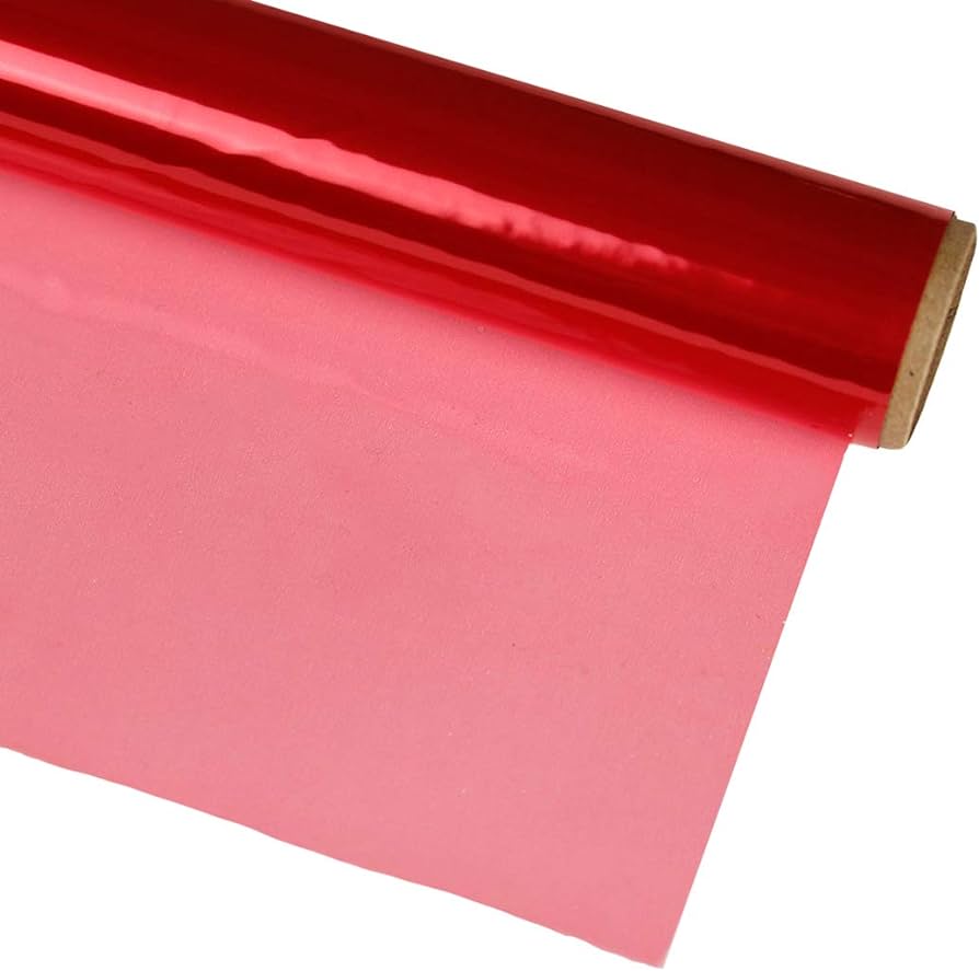 Red Cello Wrap Roll 5' CW-12994