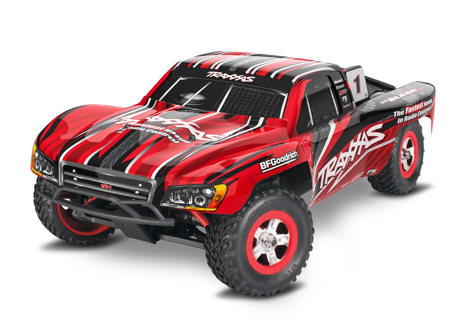 Slash 4X4 Pro 4Wd Short-Course Truck, Red - (1/16) 70054-8-Red CW-13020