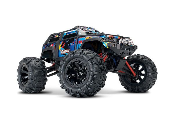 Traxxas Summit 4WD Extreme Terrain Monster Truck RC Vehicle (1/16) - 72054-5-RNR CW-13021