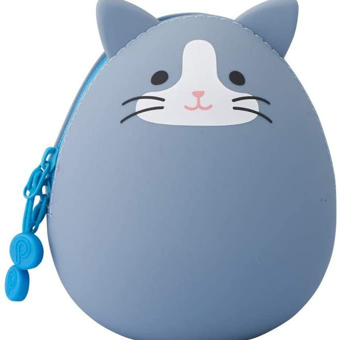 Egg Pouch Grey Cat CW-13059