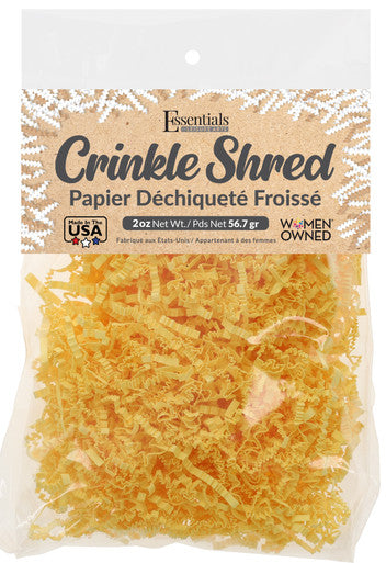 Baby Yellow Crinkle Shred 2Oz CW-13093