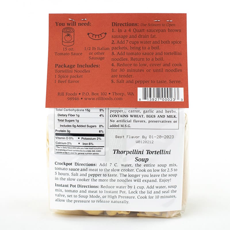 Thorpellini Tortellini Soup - Large CW-13120_2505563e-7df8-4348-80f2-d39c5b2090f1