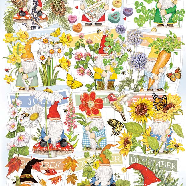 A Happy Gnome Life 1000 Piece Puzzle - Lake-Thompson. Mary CW-13166_1