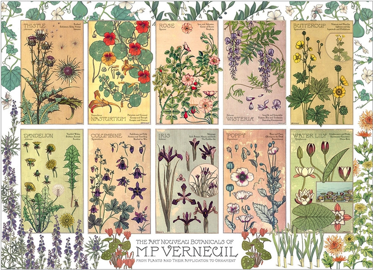Botanicals By Verneuil 1000 Piece Puzzle - Verneuil. M.P. CW-13170