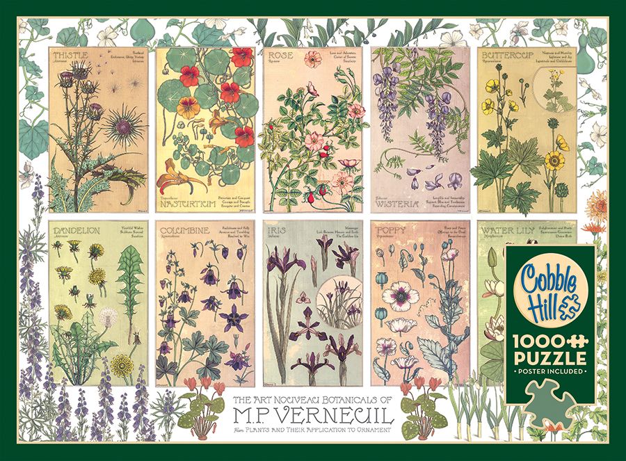 Botanicals By Verneuil 1000 Piece Puzzle - Verneuil. M.P. CW-13170_2