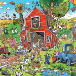 Doodle Town: Farmyard Folly 1000 Pc Puzzle - Whamond. Dave CW-13173