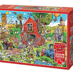 Doodle Town: Farmyard Folly 1000 Pc Puzzle - Whamond. Dave CW-13173_1