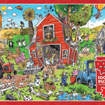 Doodle Town: Farmyard Folly 1000 Pc Puzzle - Whamond. Dave CW-13173_2