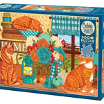 Pumpkin Patch Cats 500 Piece Puzzle - Schuster. Mardell CW-13192