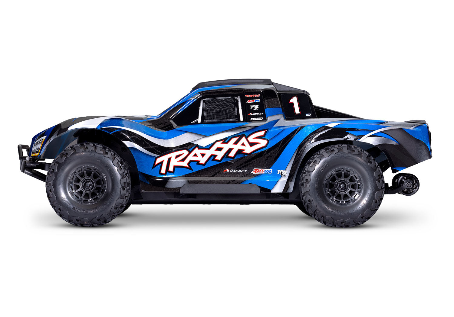 Traxxas Maxx Slash 4WD 6S RC Vehicle - Blue 102076-4-BLUE CW-13318_1