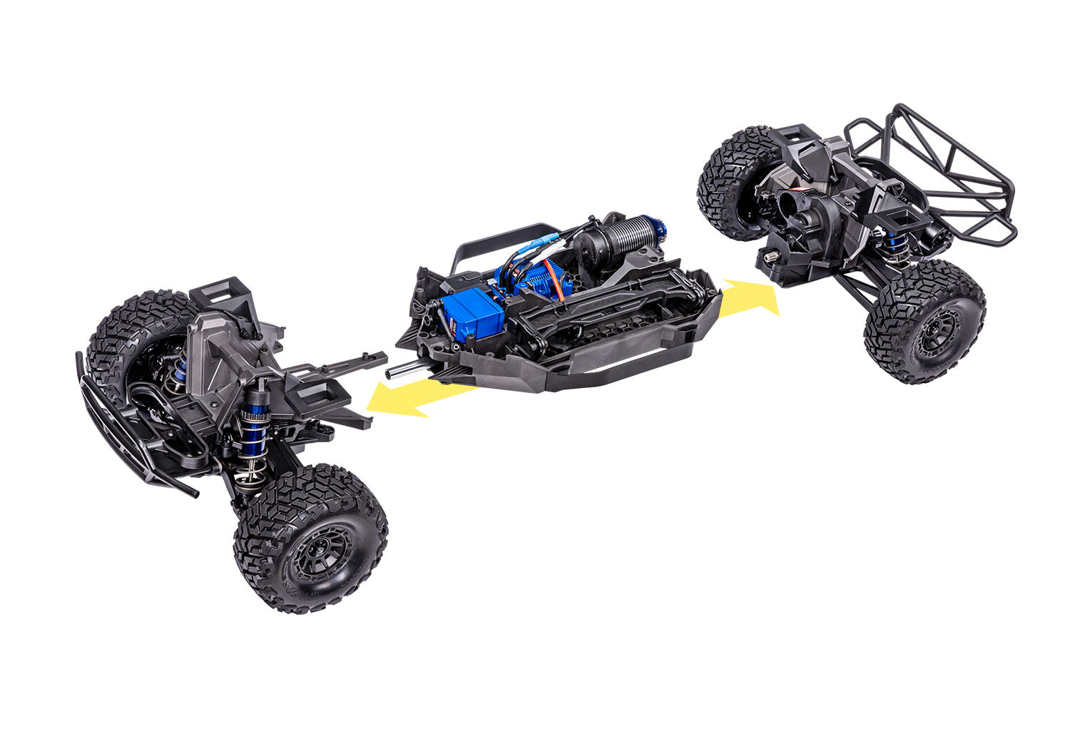 Traxxas Maxx Slash 4WD 6S RC Vehicle - Blue 102076-4-BLUE CW-13318_2