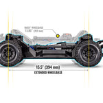 Traxxas Maxx Slash 4WD 6S RC Vehicle - Blue 102076-4-BLUE CW-13318_9