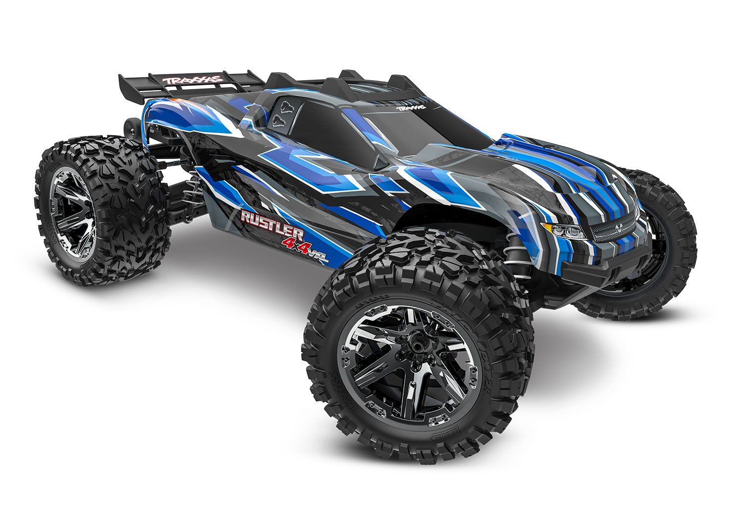 Blue Rustler 4X4 Vxl With Extreme Heavy Duty Upgrades CW-13345