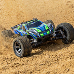 Traxxas Rustler 4X4 VXL RC Vehicle W/ HD Upgrades (1/10) - Green (67376-4-GRN) CW-13346_1