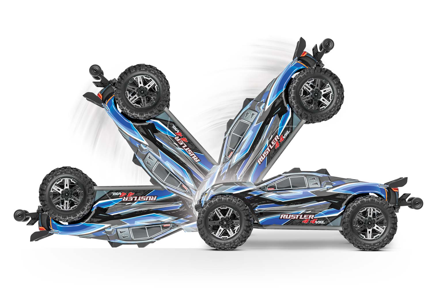 Traxxas Rustler 4X4 VXL RC Vehicle With Extreme Heavy Duty Upgrades (1/10) - Red CW-13348_12