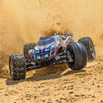 Traxxas Rustler 4X4 VXL RC Vehicle With Extreme Heavy Duty Upgrades (1/10) - Red CW-13348_13