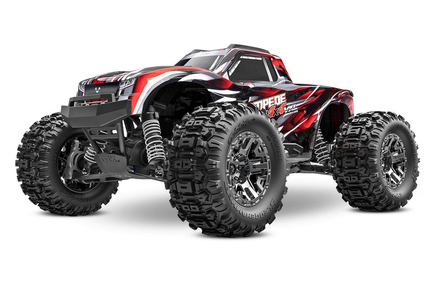 Red Stampede 4X4 Vxl With Extreme Heavt Duty Upgrades CW-13349