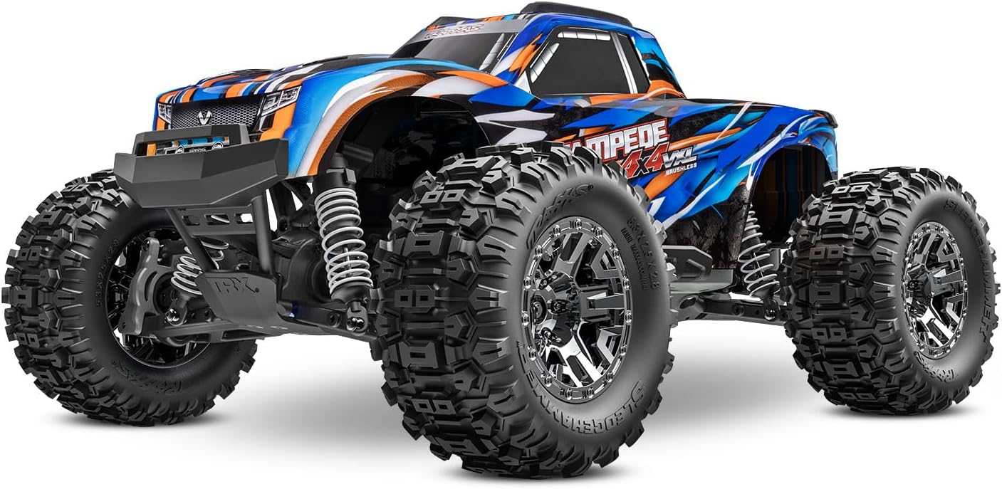 Traxxas Stampede 4X4 Vxl Brushless Monster Truck - (1/10) 90376-4-Orng CW-13350