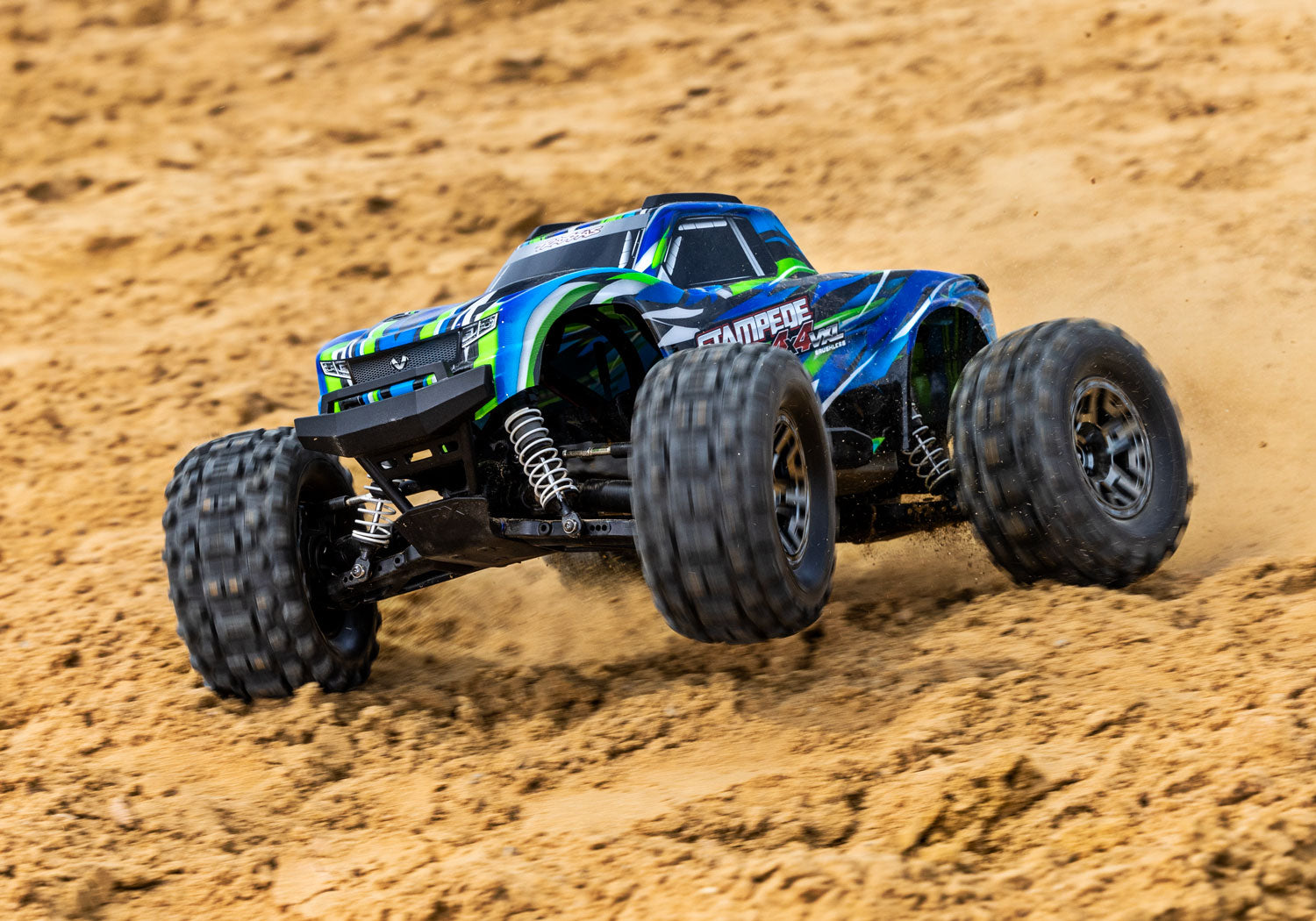 Green Stampede 4X4 Vxl With Extreme Heavt Duty Upgrades (1/10) 90376-4-Grn CW-13351_25