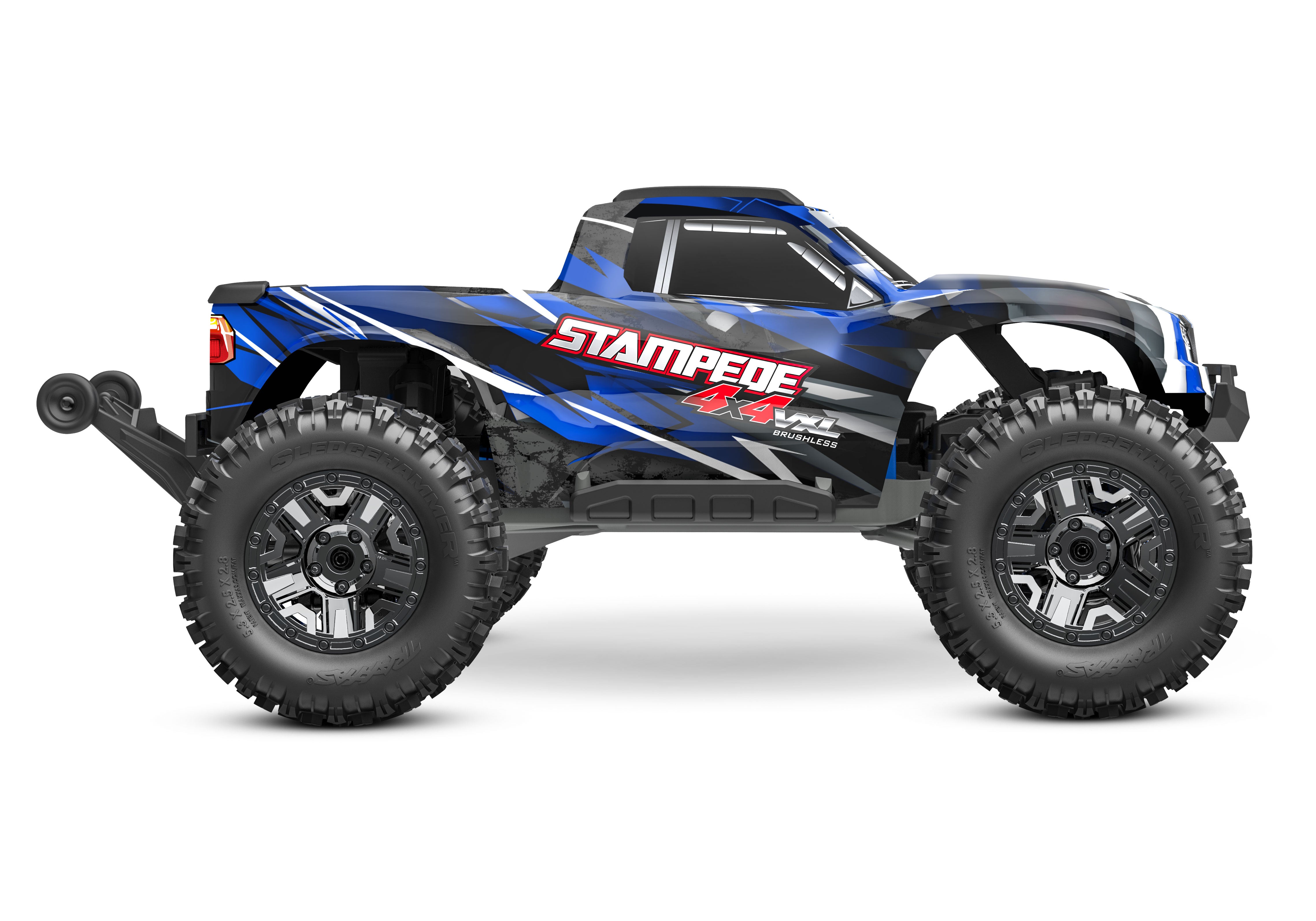 Traxxas Stampede 4X4 VXL RC Vehicle W/ HD Upgrades (1/10) - Blue (90376-4-Blue) CW-13352_1
