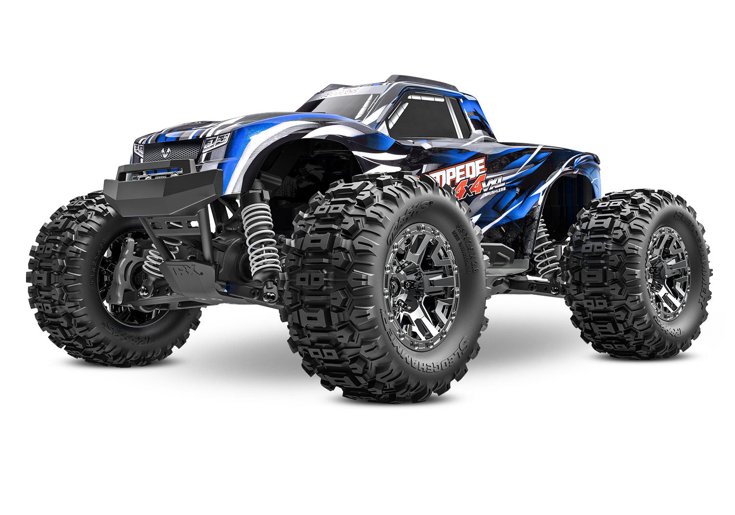 Traxxas Stampede 4X4 VXL RC Vehicle W/ HD Upgrades (1/10) - Blue (90376-4-Blue) CW-13352_bc1fa904-8678-4a06-8c5b-008d5a9bdfd5