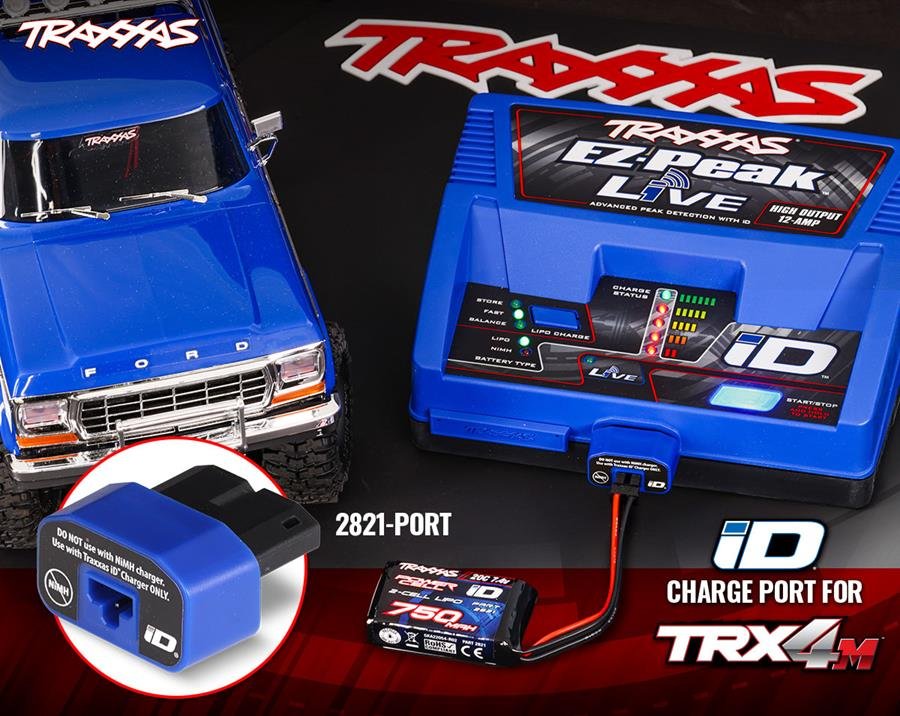 Trx-4M Battery Adapter Id Charging Port CW-13367_1