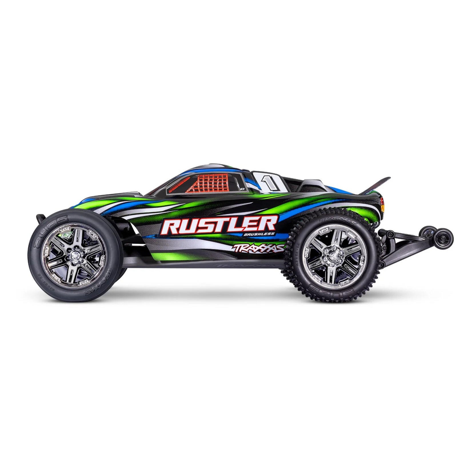 Rustler 2Wd Bl-2S Hd (1/10) Green - 37354-4-Grn CW-13390_1