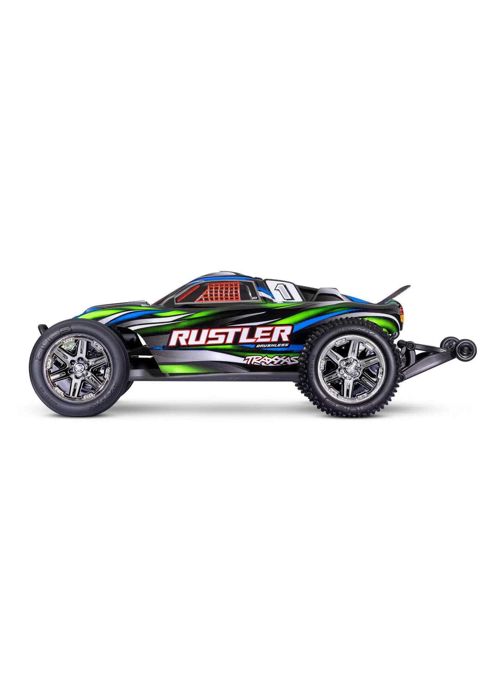Rustler 2Wd Bl-2S Hd (1/10) Green - 37354-4-Grn CW-13390_1