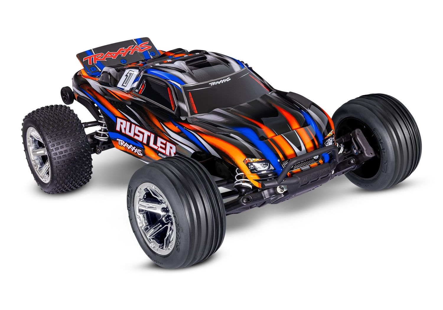 Traxxas 373544Orng - Rustler 2Wd Bl-2S Stadium Truck - Orange CW-13391