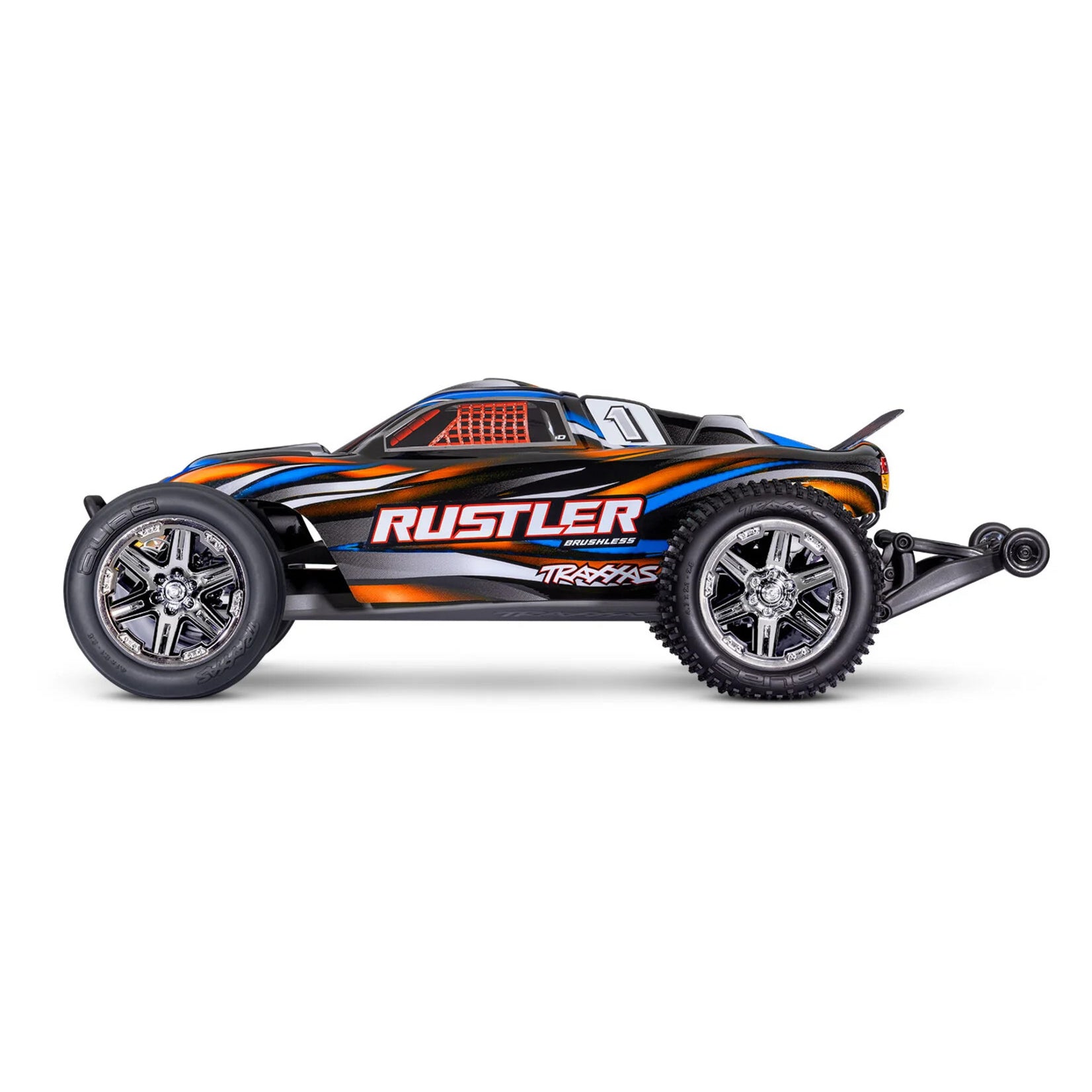 Traxxas 373544Orng - Rustler 2Wd Bl-2S Stadium Truck - Orange CW-13391_1