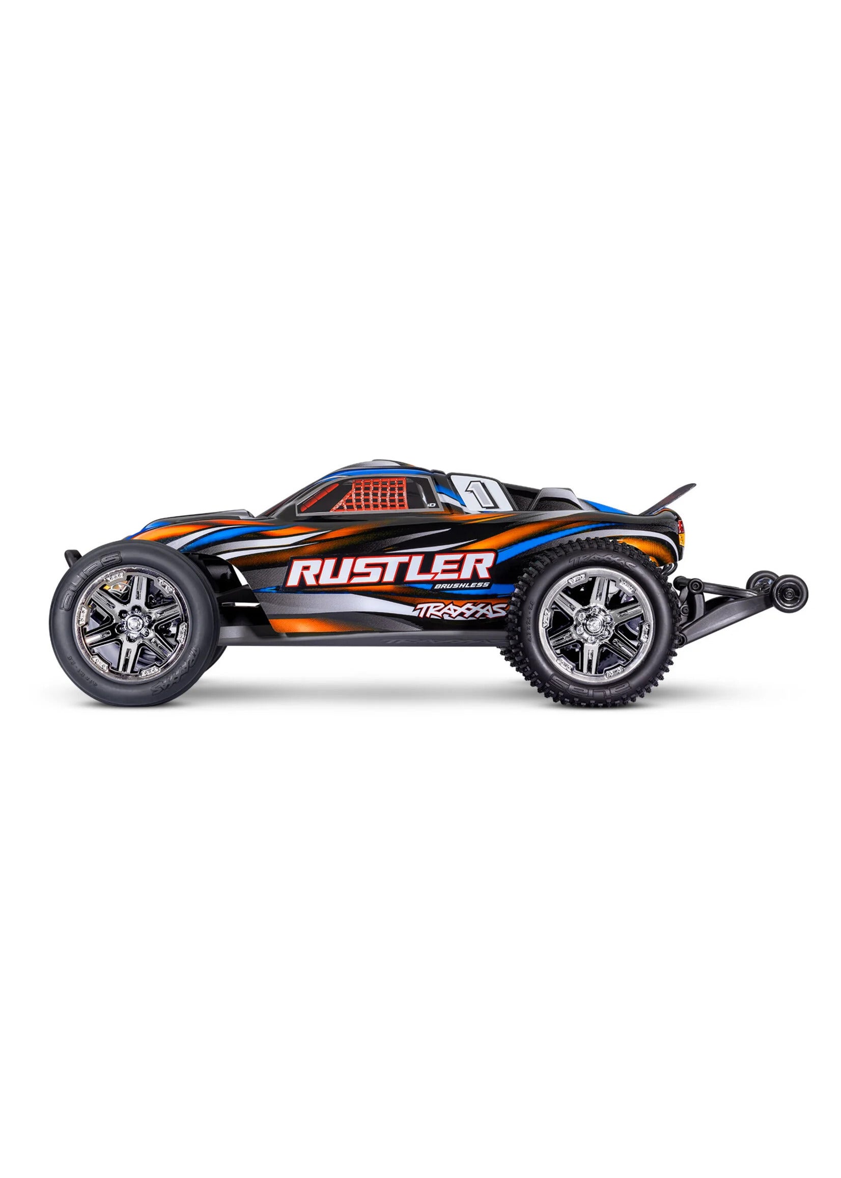 Traxxas 373544Orng - Rustler 2Wd Bl-2S Stadium Truck - Orange CW-13391_1