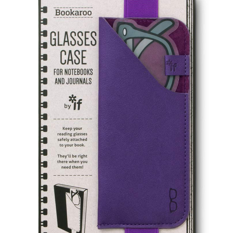 Purple Glasses Case For Notebooks by Bookaroo CW-13398