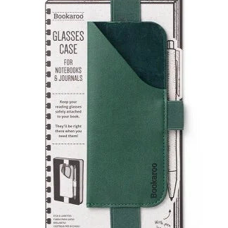 Forest Green Glasses Case For Notebooks by Bookaroo CW-13399