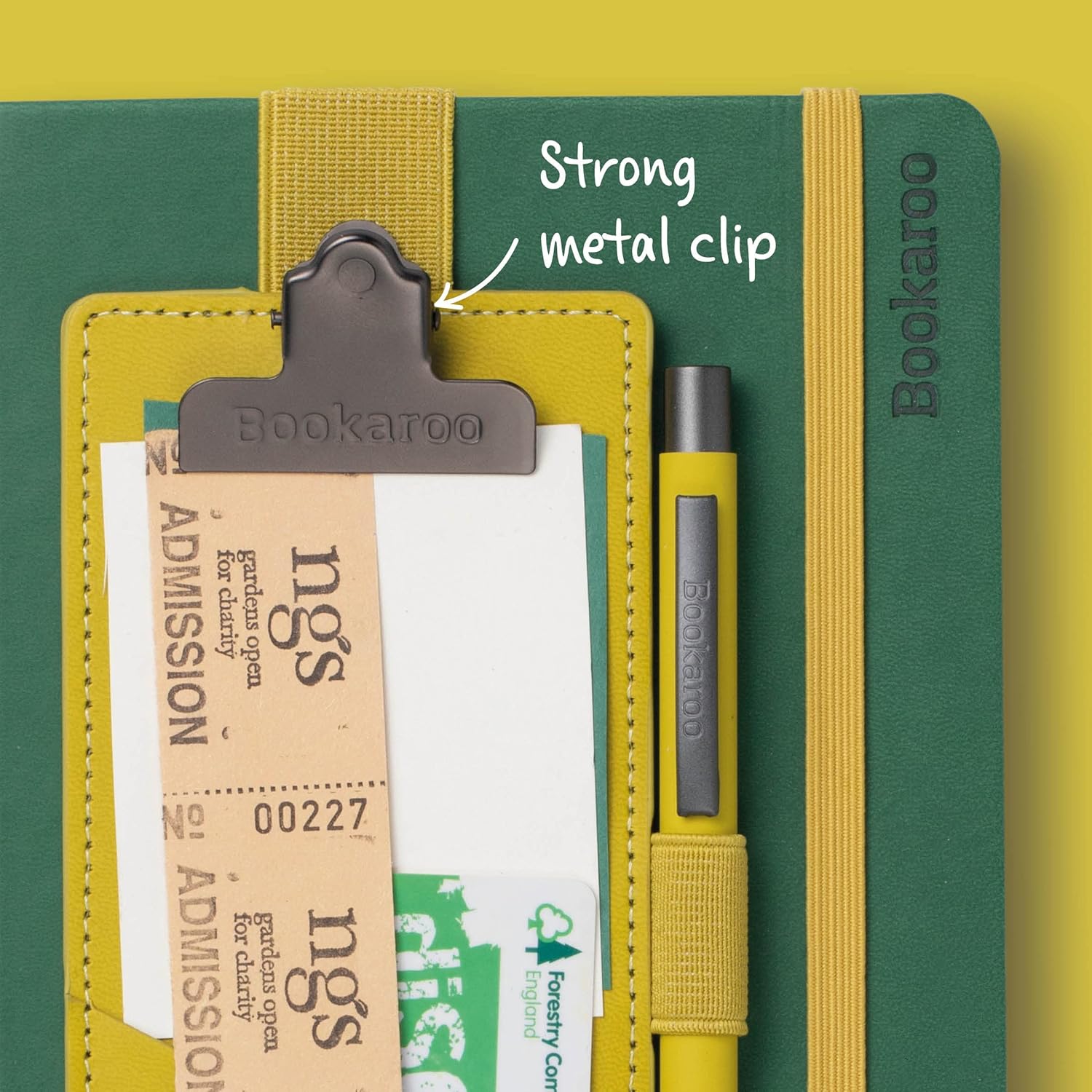 Turquoise Clipboard For Notebooks by Bookaroo CW-13400_2