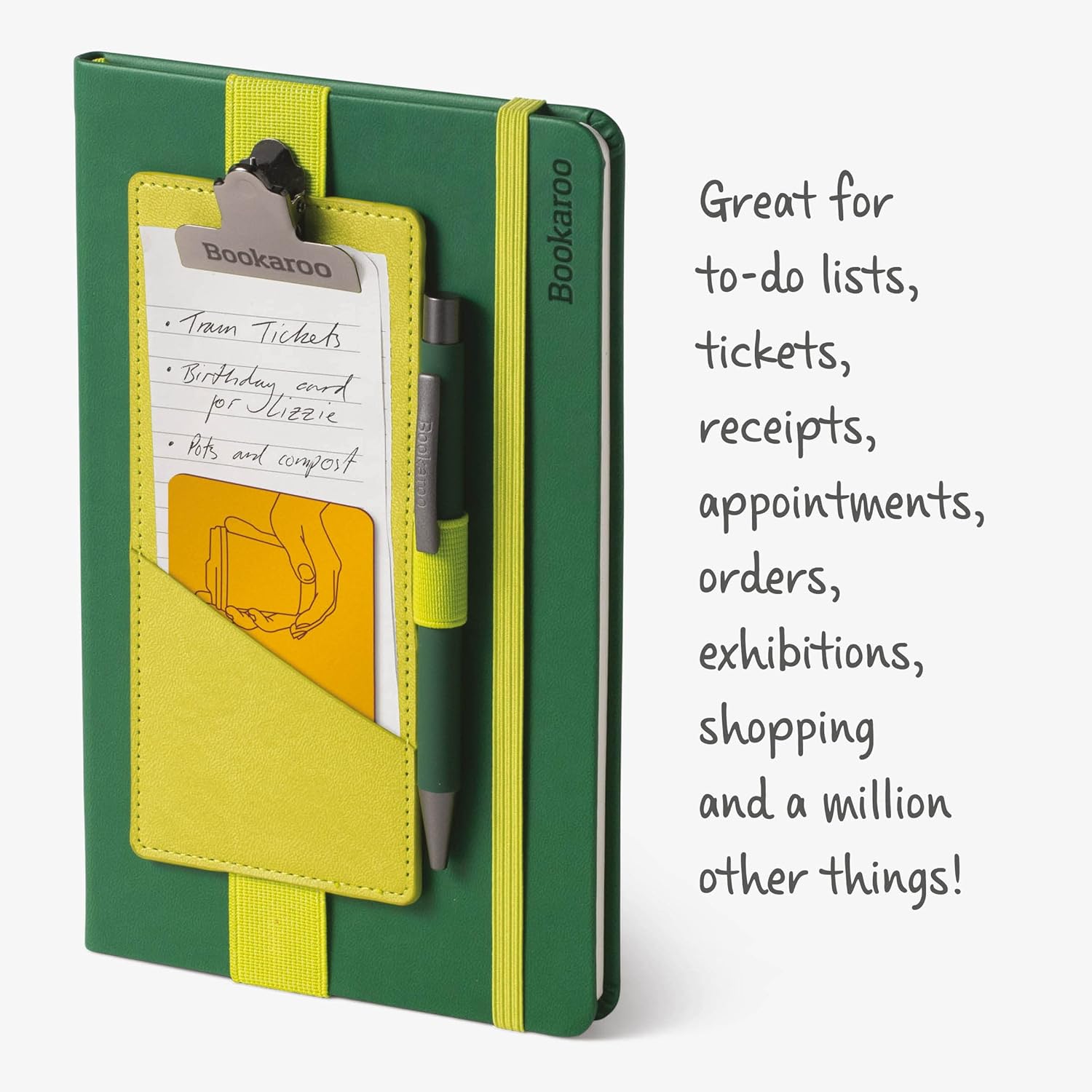 Turquoise Clipboard For Notebooks by Bookaroo CW-13400_4