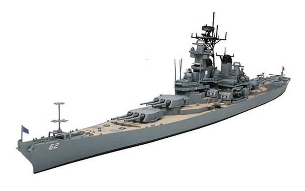 1/700 Uss New Jersey Bb62 Battleship Waterline By Tamiya CW-13411_1