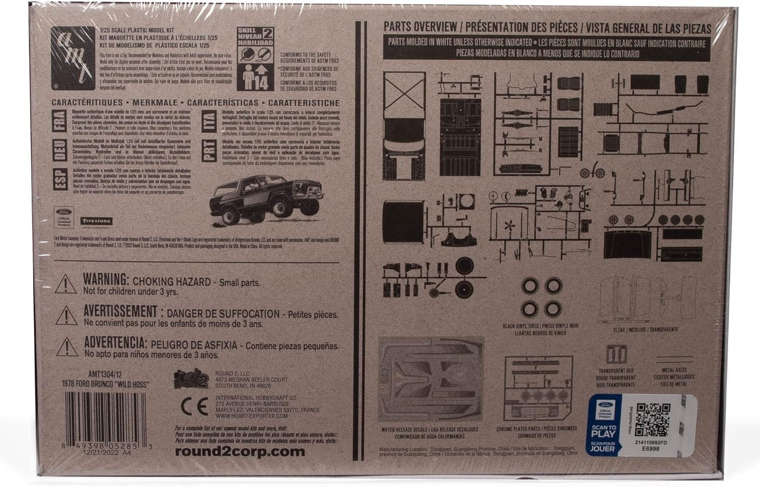 1/25 1978 Wild Hoss Ford Bronco 4X4 Truck By Amt CW-13413_2