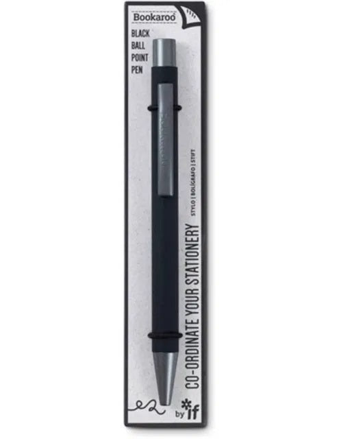 Charcoal Bookaroo Ball Point Pen Black Ink CW-13426