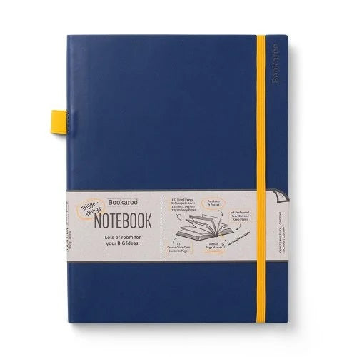 Navy Bigger Things Notebook Journal By Bookaroo (Lined) CW-13437