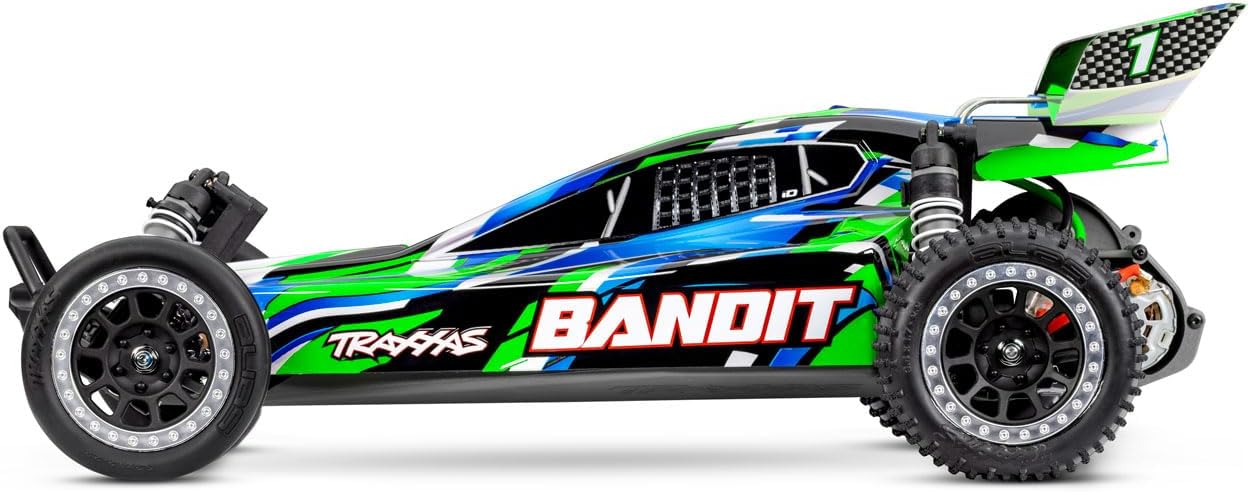 Traxxas Bandit Hd Offroad Buggy W/Usb-C - Green - (1/10) 24254-8-Grn CW-13441_1