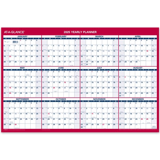 2025 Wall Planner CW-13462