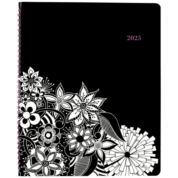 2025 Week/Month Flora Doodle 11X8.5 CW-13492