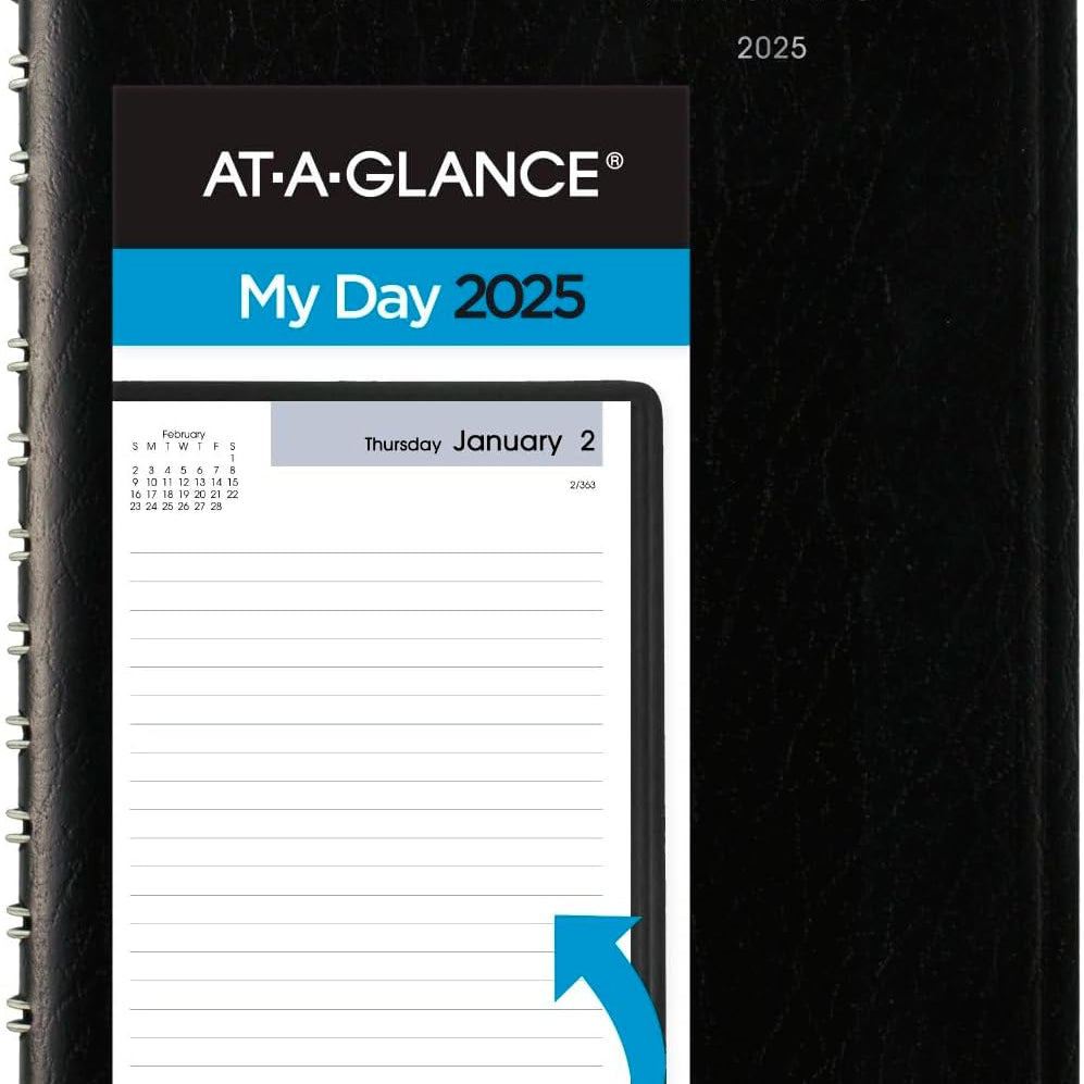 2025 Dly Planner 5X8 Black CW-13504