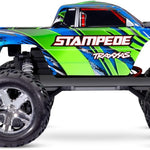 Green Stampede 2Wd Brushless Hd W/ Usb-C Rc Truck (1/10) - 36254-8-Grn CW-13516_1