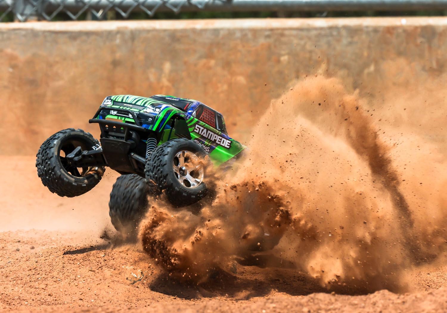 Green Stampede 2Wd Brushless Hd W/ Usb-C Rc Truck (1/10) - 36254-8-Grn CW-13516_7
